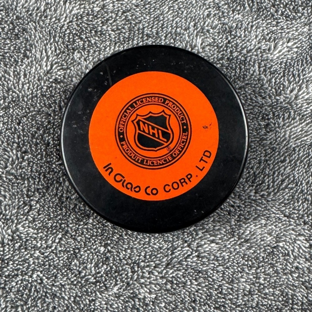 Vintage Tampa Bay Lightning NHL Official Hockey Puck In Glas Co Made in Czech - Picture 5 of 7